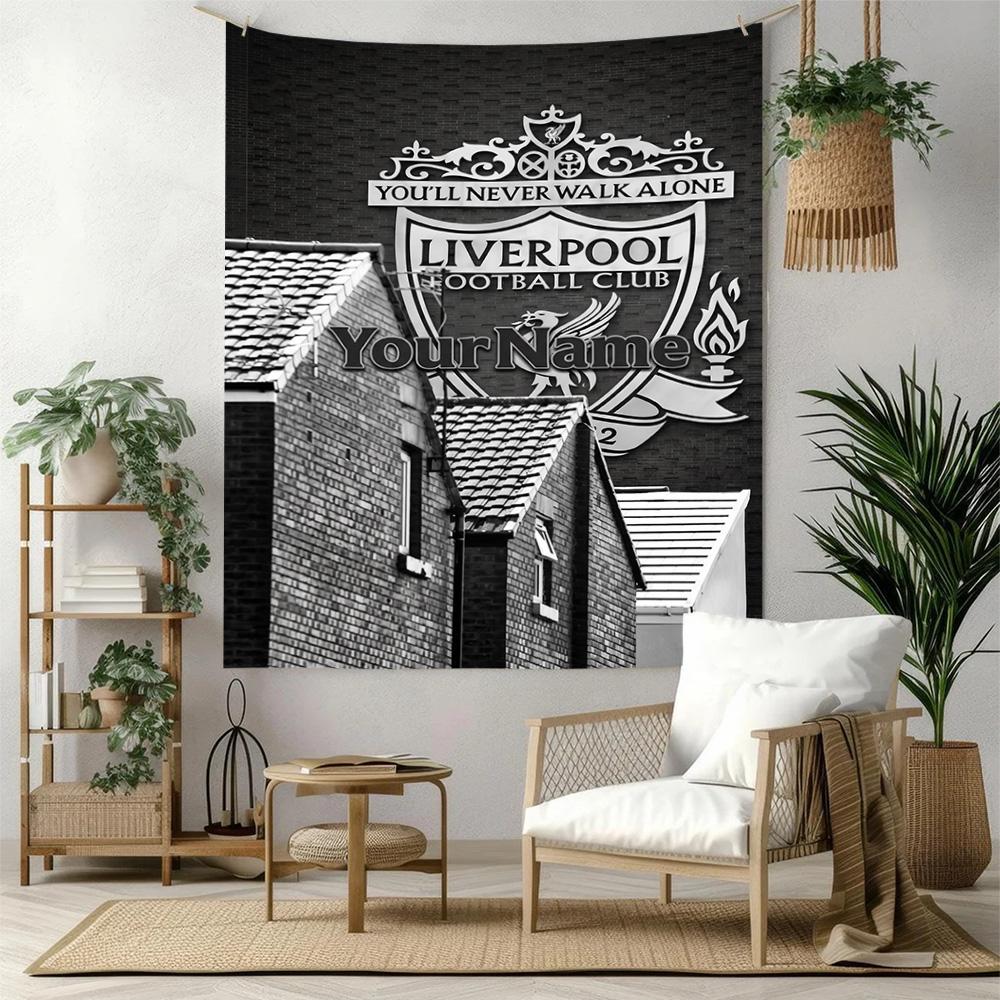 Liverpool Custom Your Name Wall Decor Tapestry Art For Pet Memorial Birthdaywedding Party Backdrop Family Gift