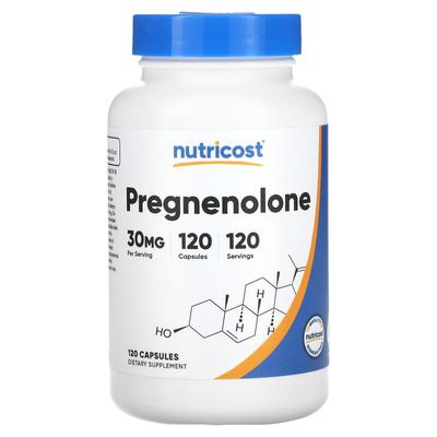Pregnenolone, 30Mg, 120 Capsules