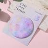 1 Piece Adhesive Cute Round Planet Notes Notepad Memo Pad Office School Supplies Stationery