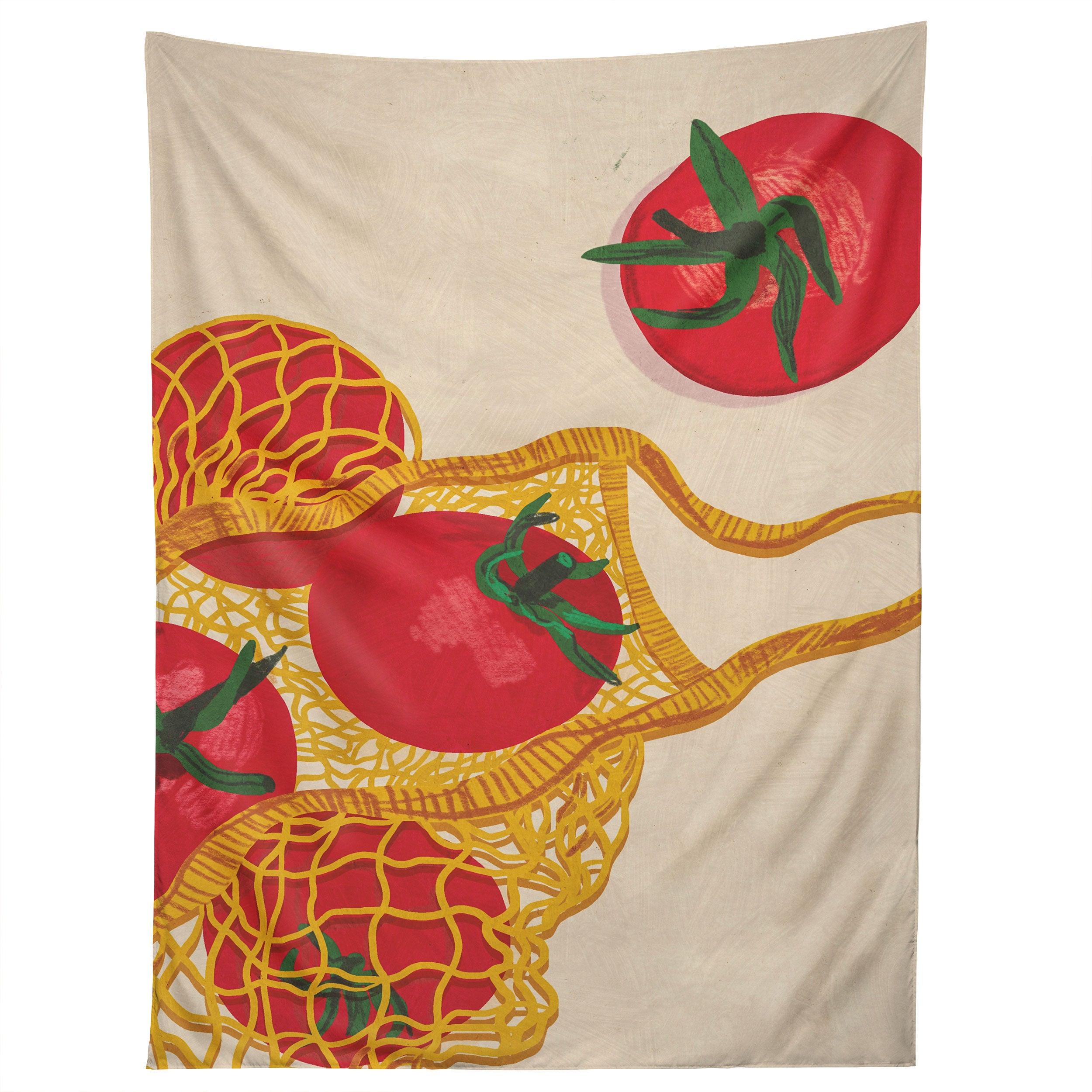 TOMATOES II tapestry 75x100