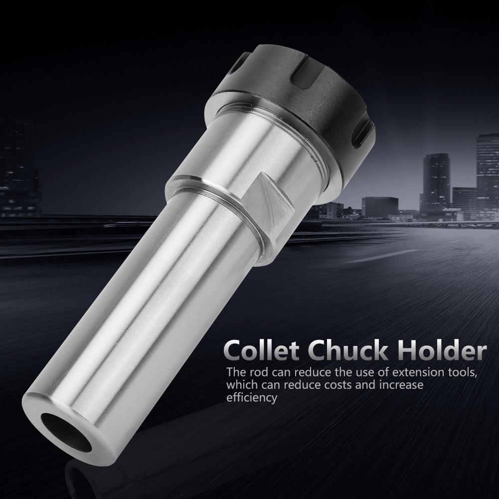 Collet Chuck Extension Rod ER Long Straight Shank High Efficiency CNC Lathe Tool Holder