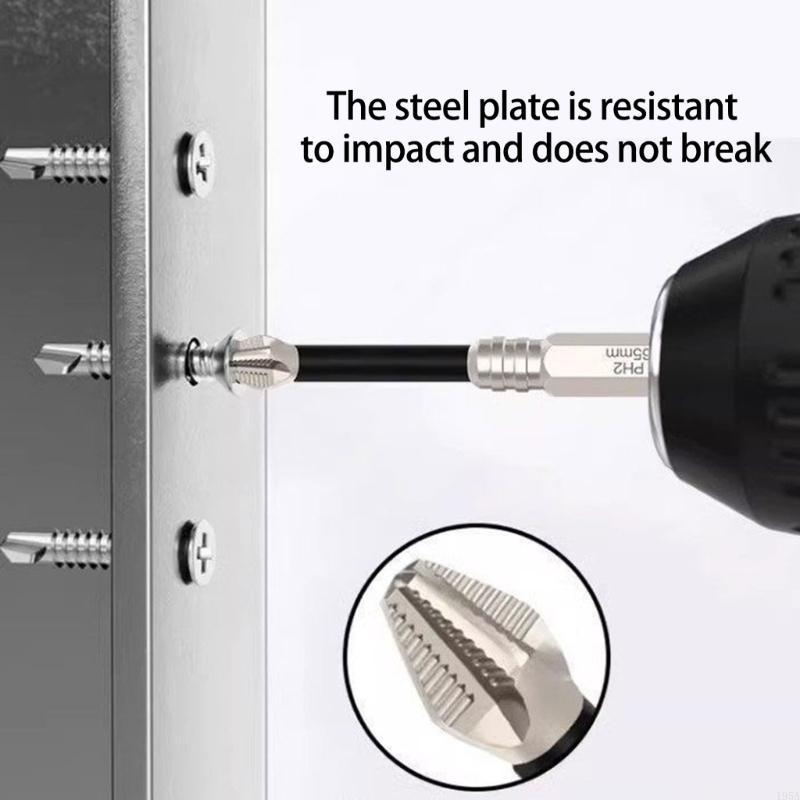 

6Pcs K5 Impact Driver Bit Set 1/4inch Hex Shank Crossing Head Screwdriver Bit Steel Magnetic Crossing Bit Attachment China Mainland