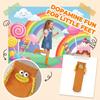 Girls' Colorful Long Tube Socks with Fun Design for Daily Wear