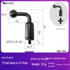 Aluminum Alloy Bent Ball Head Phone Holder for Motorcycle Rearview Mirror