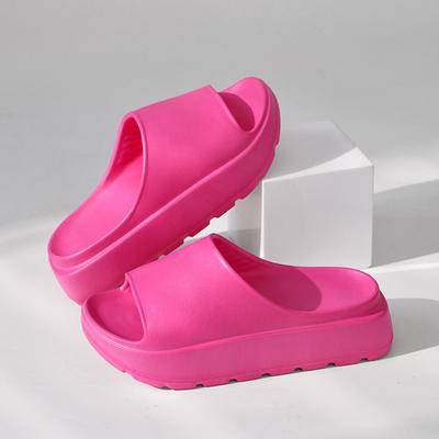 Grube Spodnie Klapki Chmura Damskie Lato Casualowe Platforma Chunky Sandały Kobieta Miękka EVA Antypoślizgowe Buty na Plaże Klapki Damskie