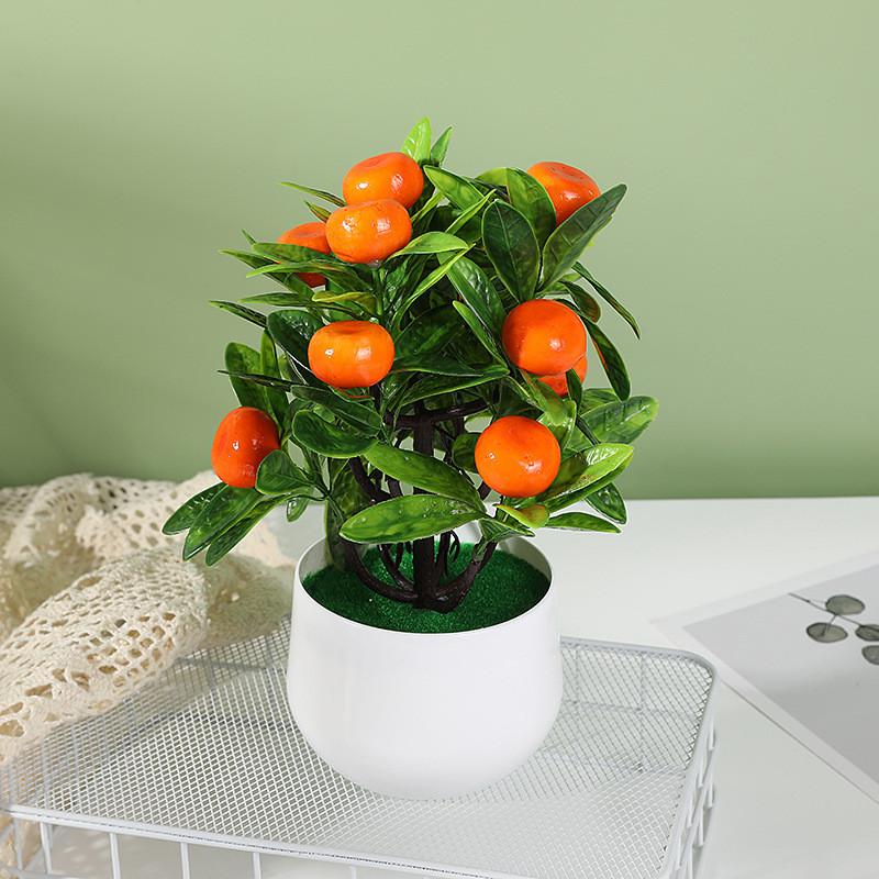 Artificial Plant Decoration With Plastic Craft For Home Office Decor
