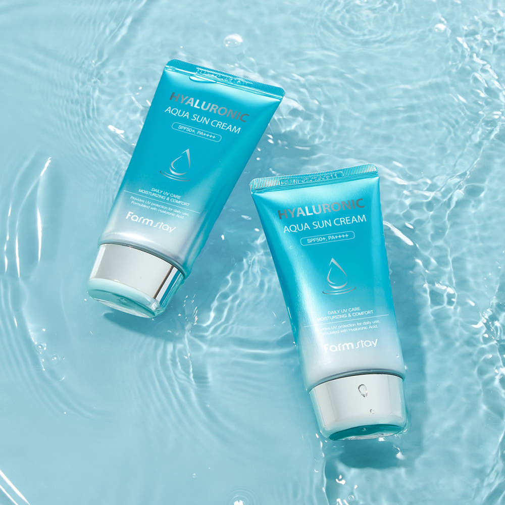 Farmstay Hyaluronic Aqua Sun Cream SPF50+ PA++++ Hydrating UV Protection 70g