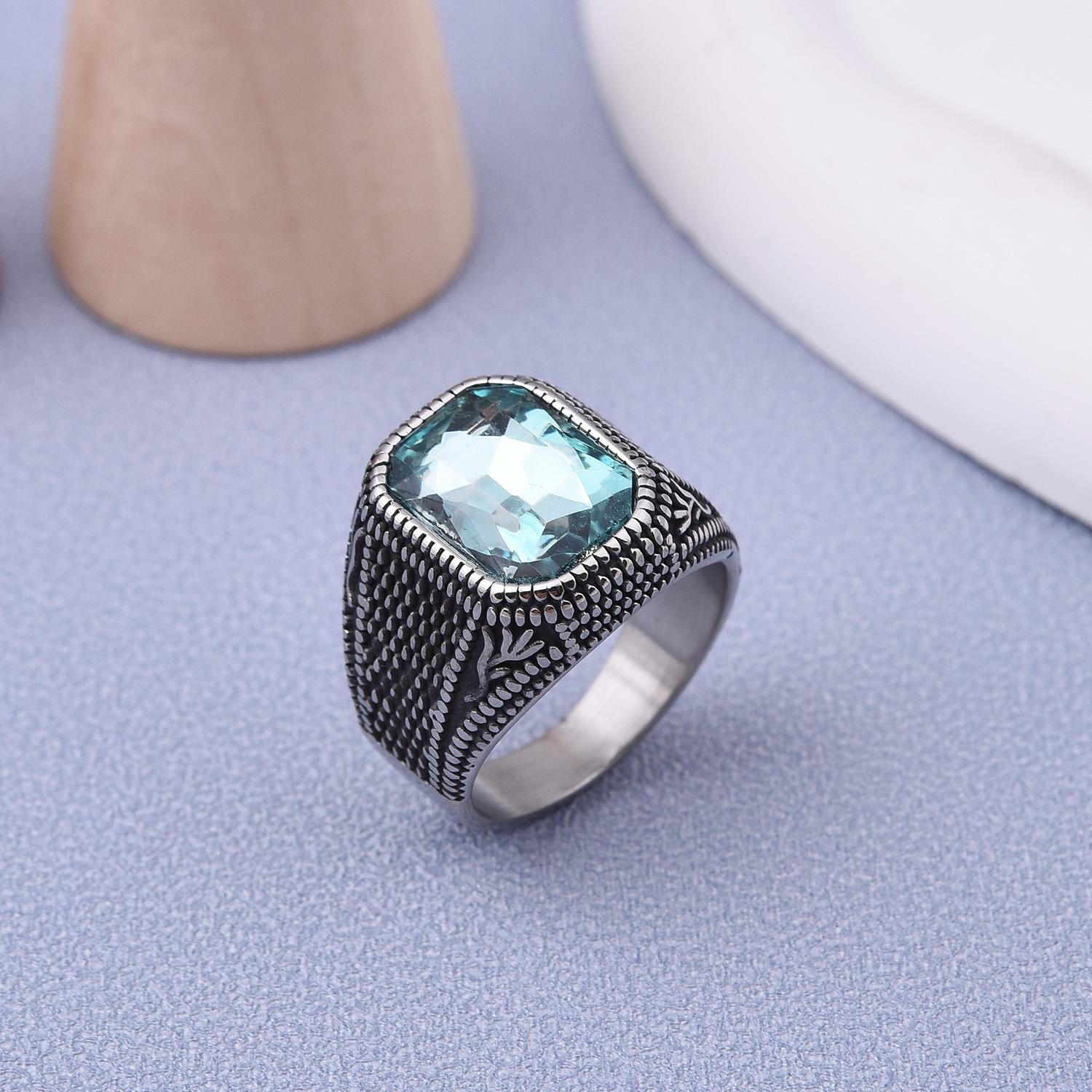 R3271 Мужские кольца из нержавеющей/титановой стали 316L Классические трендовые украшения Высококачественный продукт 8