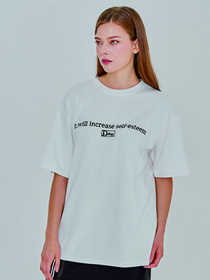 D So H Logo T-Shirt [White] White/Free