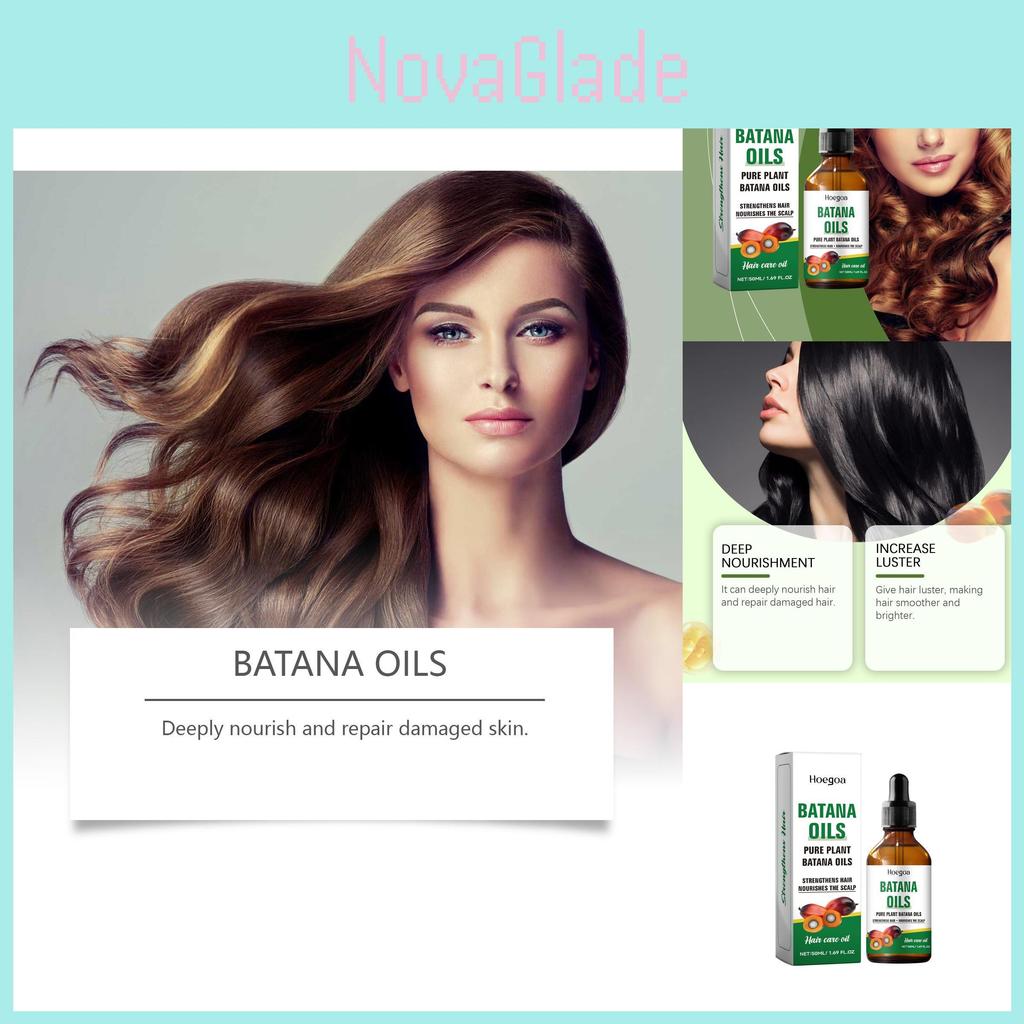 Hoegoa Batana Hair Oil Nourishing Scalp Treatment For Healthy Hair Strands 50ml