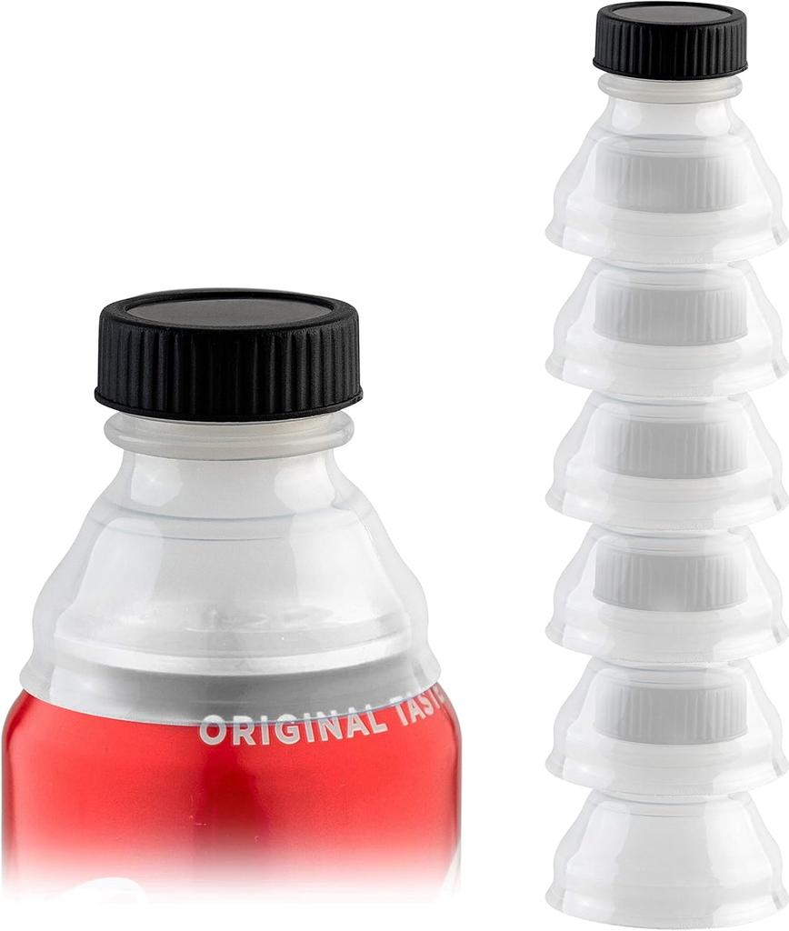 Reusable Soda Can Lids - Spill-Proof, Snap-On Covers for Freshness and Protection, Set of 6 Colorful Can Toppers