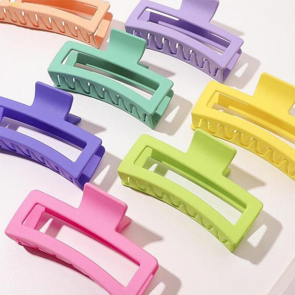 1pc New Claw Clip for Women Plastic Hair Claw Large Size Hair Clips Claw