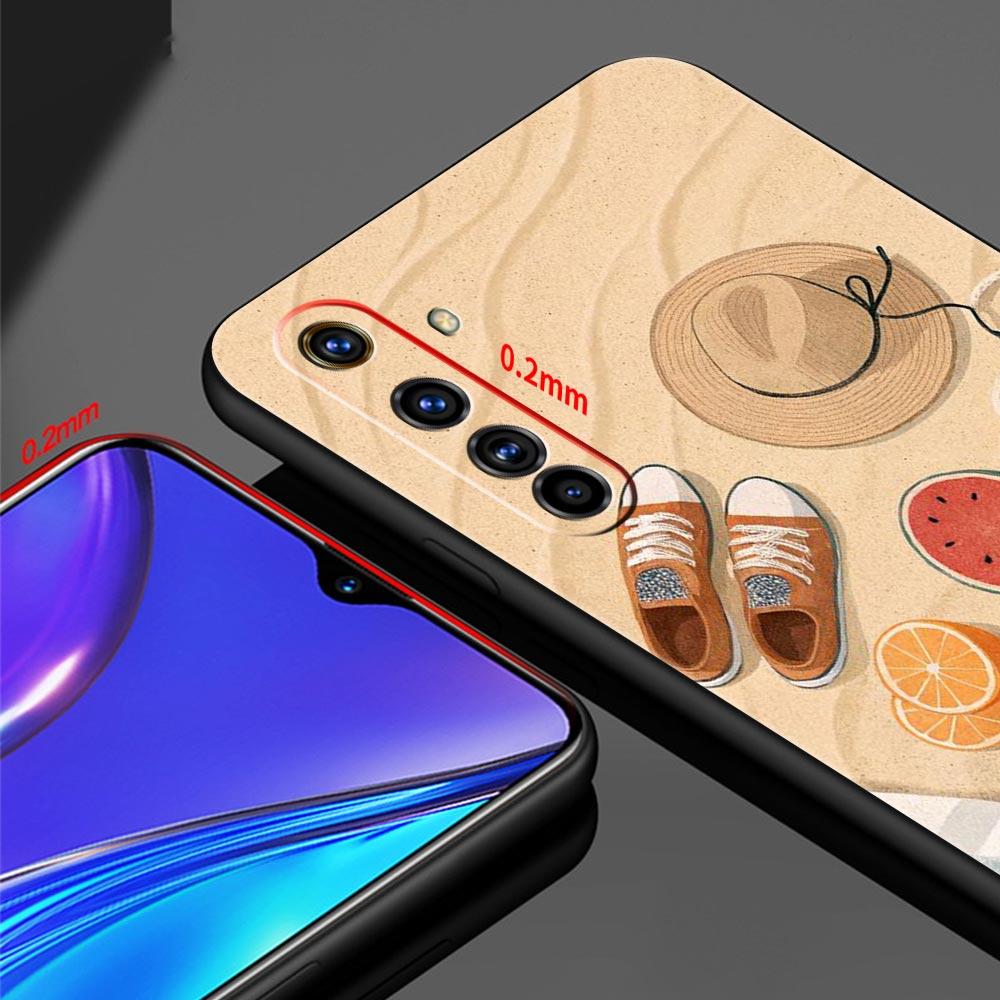 Summer Beach Case For Realme C67 C63 C55 C53 C35 C25 C21 GT 2 3 5 6 10 11 12 13 Pro Plus 5G Soft TPU Phone Cover Fundas Capa Bag