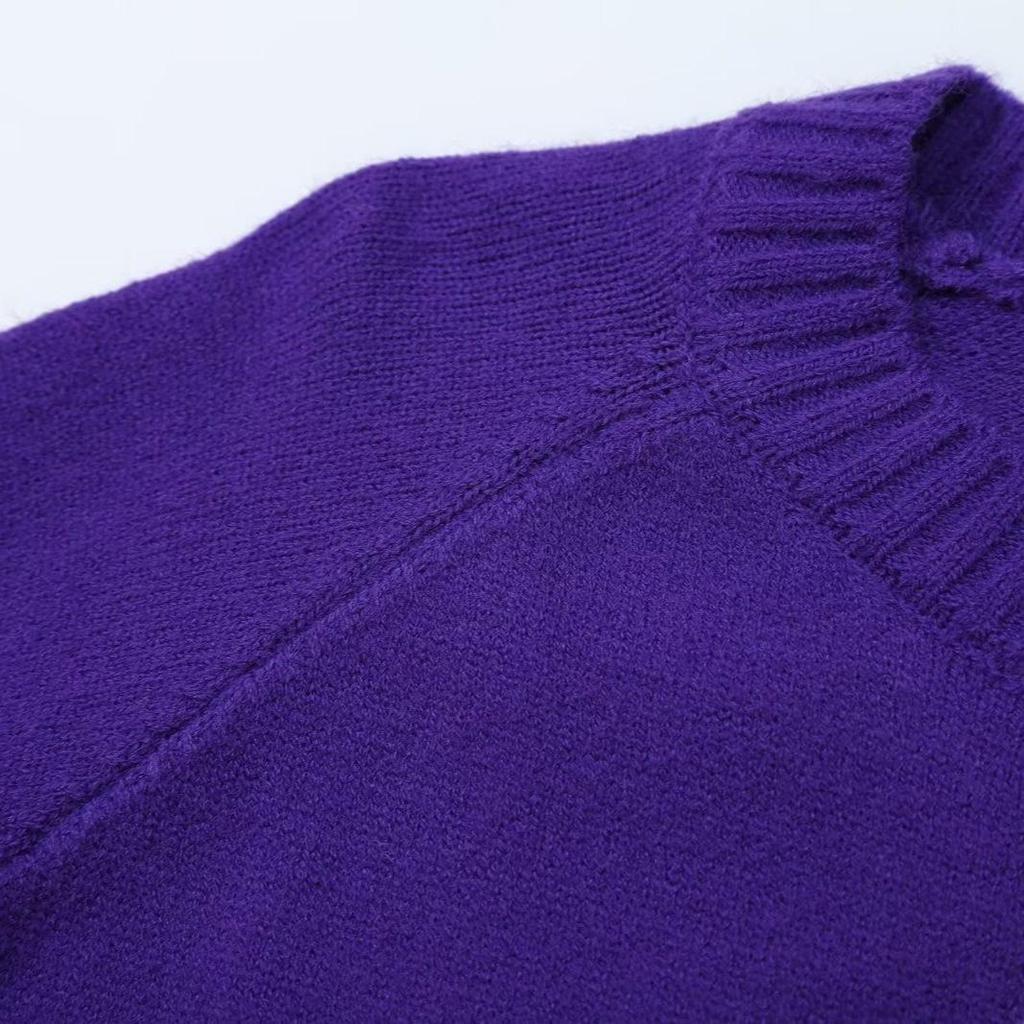 Europäischer und Amerikanischer Stil 2026 Mode Farbblock Strick Damen Cardigan