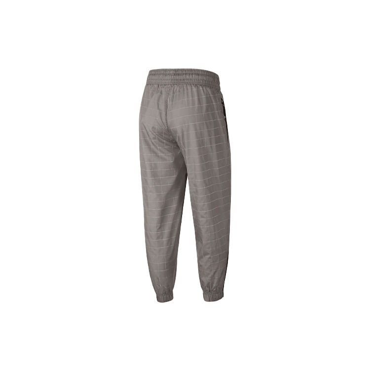 Nike Lab Woven Mesh Reflective Tapered Sports Pants Women Pants Olive-Gray DA0329-081