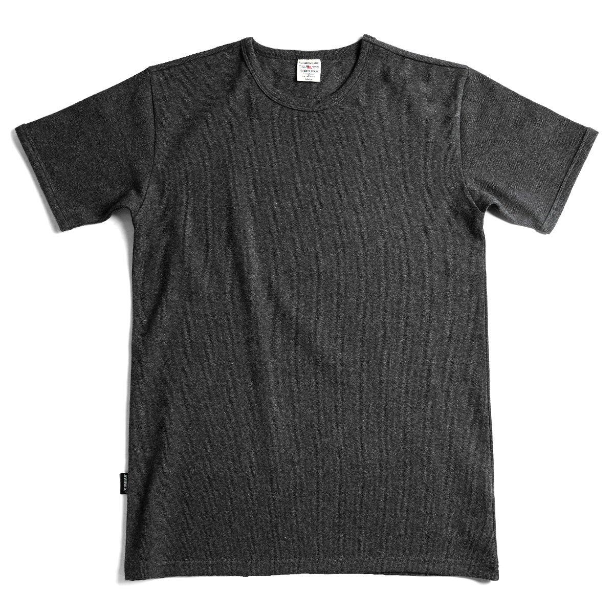 AVIREX Daily Wear Short Sleeve Crew Neck 6143502 19 T-Shirt (L CHARCOAL)