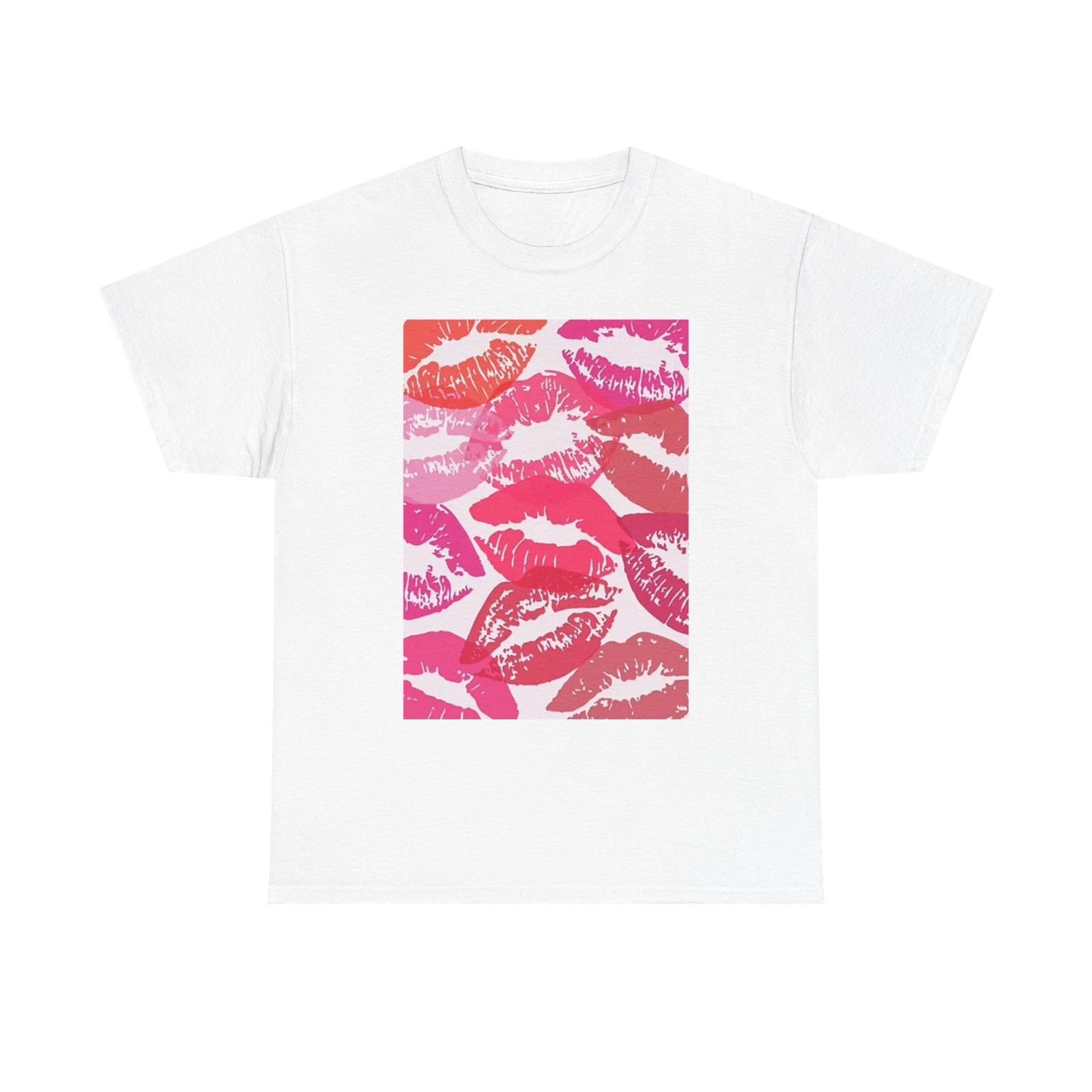 Men s and Women s T-shirts Kisses Graphic S