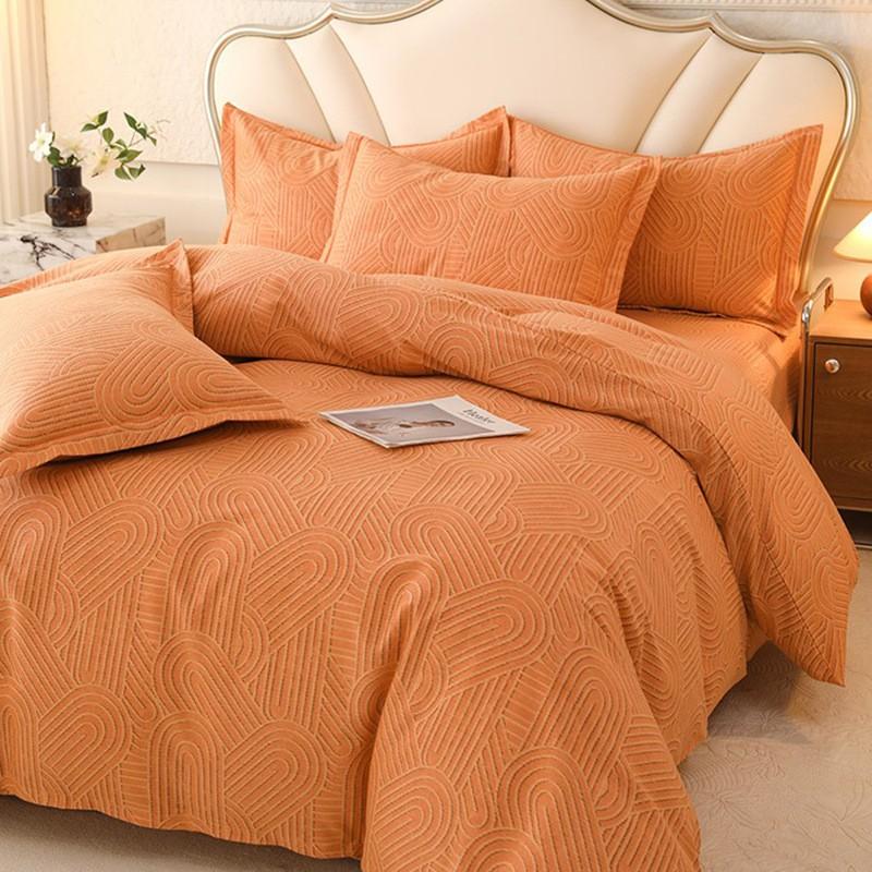 Fresh Style Cotton Bedding Set - 1.2m 1.5m 1.8m 2.0m Soft Breathable Bed Linens