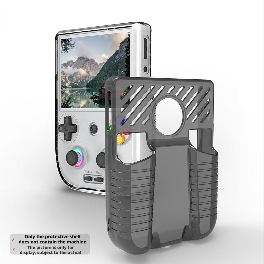 For Anbernic Rg406V Transparent TPU Case Scratch Resistant and Drop Resistant Handheld Console Transparent Protective Soft Shell