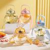 Cute pot belly cup kids outdoor water cup submarine with straw with portable space water bottle