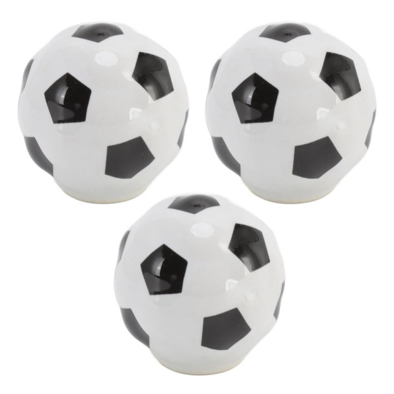 3 Set Football Cabinet Knobs Ball Sports Theme Single Hole Drawer Ceramic Handle Pulls For Cupboard Wardrobe