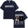 Rapper Quevedo Tour 2025 Graphic T Shirt Unisexs Vintage Fashion Short Sleeve Tshirts Hip Hop Oversized Cotton Tshirt Streetwear