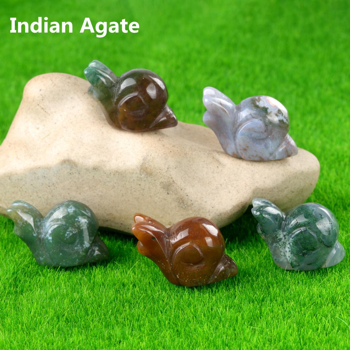 

1 шт. камінь невеликий орнамент натуральний камінь різьблений у формі равлика прикраси будинку 24-28 мм 24-28mm