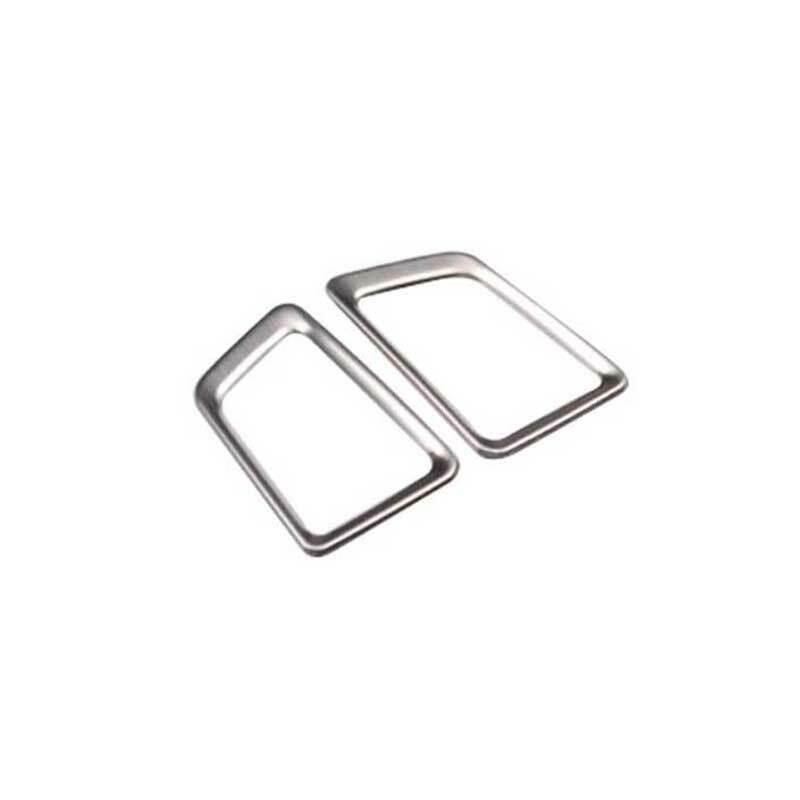 2PCS Left And Right Air Outlet Vent Trim Silver Steel For Ford Ranger 2015-22