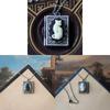 Modern Hollow Square Book Pendant Jewelry With Electroplated Finish For Gift Enthusiasts