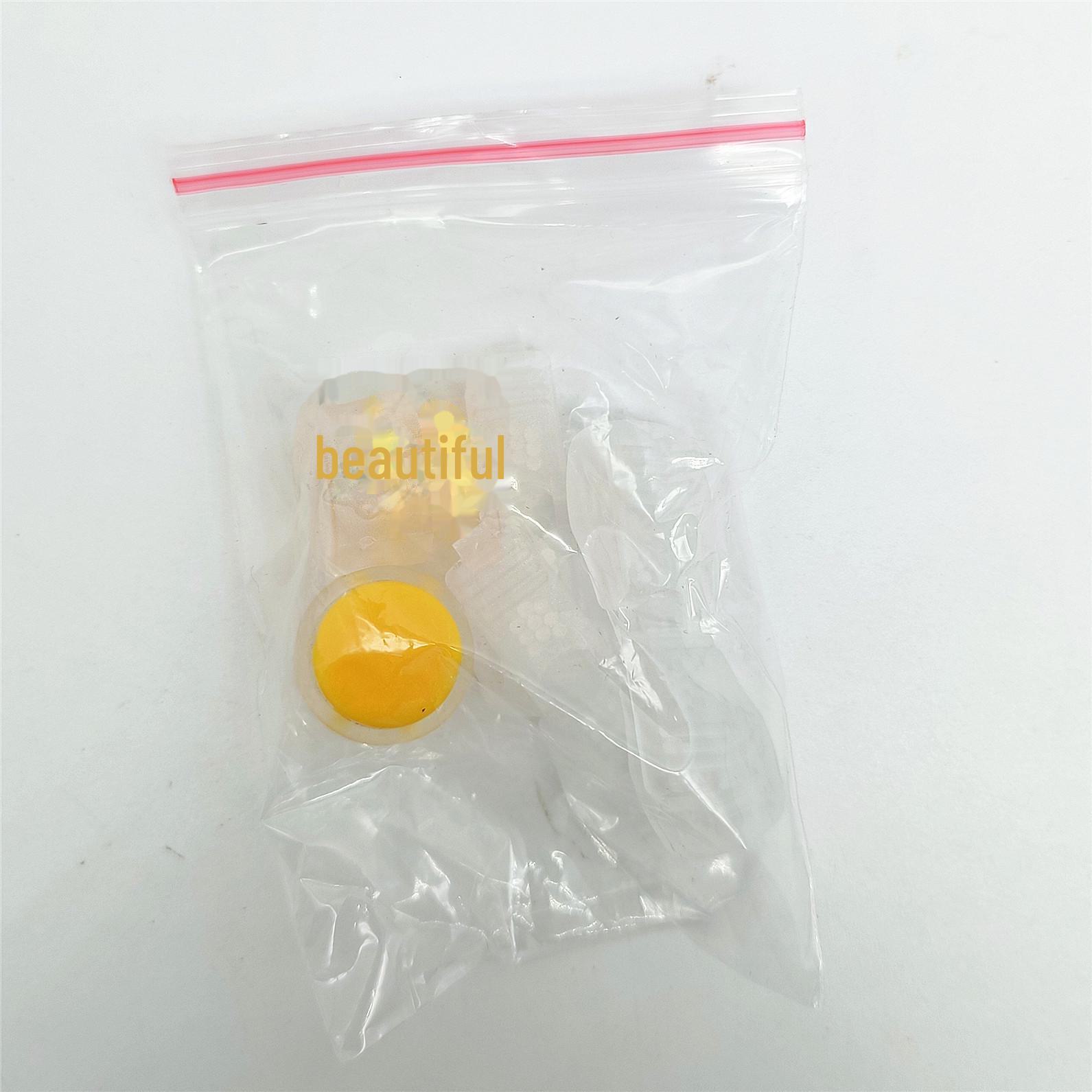 

Детская пряжка для шнурков без завязывания с пружиной и фиксатором One Set: 2 Spring Buckles, 4 Flat Tail Clips жёлтый