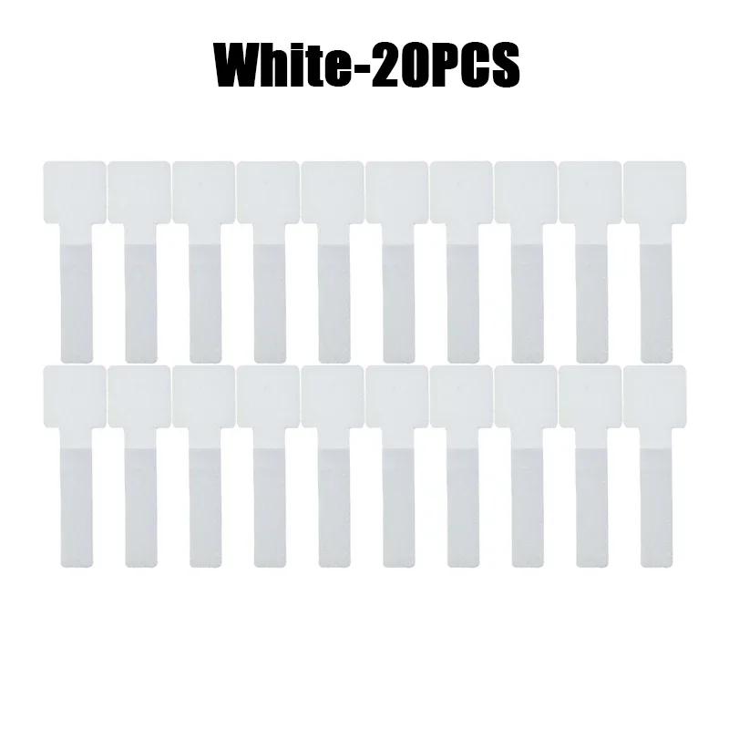 Nye Gjenbrukbare Kabelbånd Borrelåsbånd Selvklebende Strømledning Kabelholder Justerbar Ledningsoppbevaring Skrivebord Organiseringsverktøy