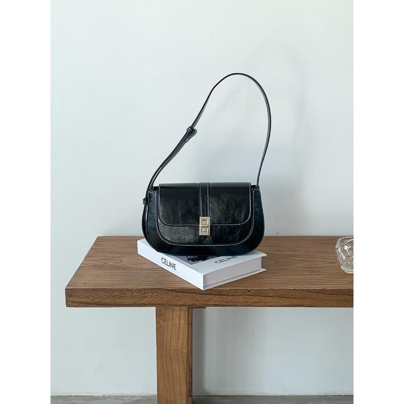 New Shoulder Bag Women's Versatile Retro Handbag To Work Commuter Women's Stereotype Niche Style Underarm Bag Women