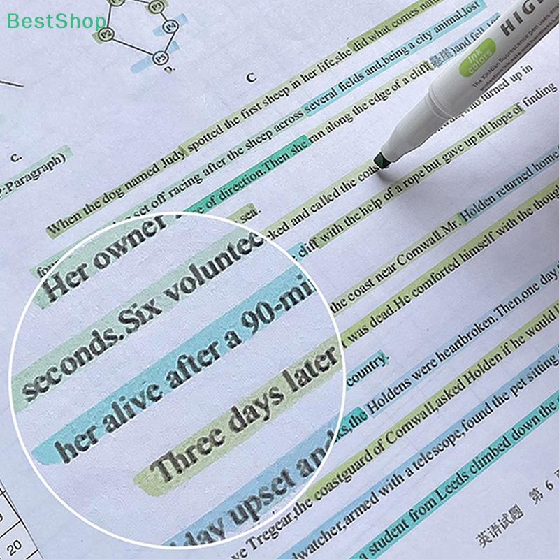 Double Head Highlighter 15 Color Key Point Marking Note Taking Pen Color Handbook Pen Student Supplies