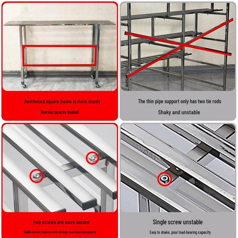 Stainless Steel Multi-Tiered Balcony Plant Stand