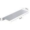 Väggfäste Badrum Flytande hylla Stansfri självhäftande Kraftig aluminiumlegering Multifunktionell förvaringsställ Hållare Organizer Hemtillbehör