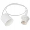 E27 Bulb Holder, White, Ceiling Light Bulb Holder with Cable Set