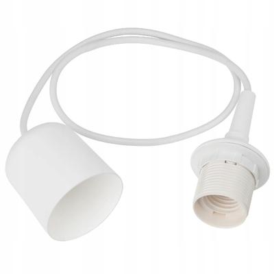 E27 Bulb Holder, White, Ceiling Light Bulb Holder with Cable Set