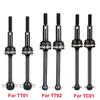 YEAHRUN 2PCS Steel CVD Drive Shaft Front Rear Universal for Tamiya TT02 TT01 TC01 1/10 RC Model Drift Car Upgrade Parts
