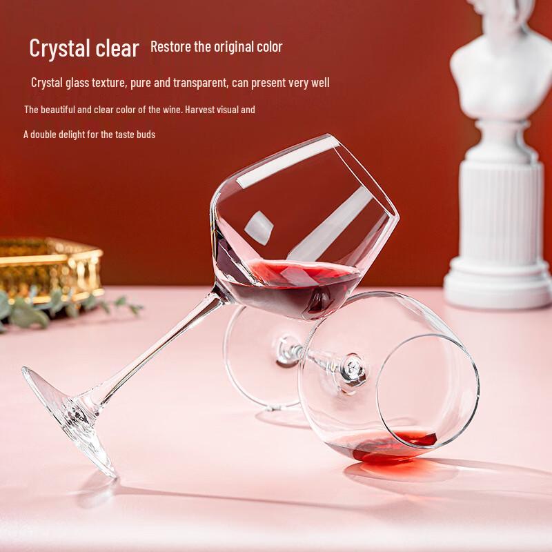 Burgundy Red Wine Glass Set