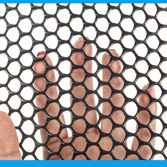 Schwarzes Haushaltschutznetz für Balkon und Bauernhof - Geeignet für Hühner, Enten oder als Küken- und Fußmatten