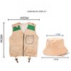 Kids Outdoor Adventure Clothes Utility Vest Fisherman Hat Set Stage Costumes Stylish Summer Camping Hiking Outfits For Young Boys