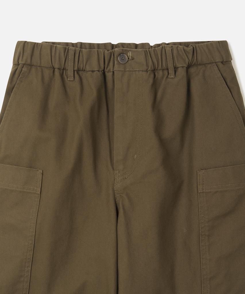 247Silijeu [247 X Vana] Half-Set Cotton Surge Pocket Pants Brown