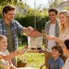 Transparent Hanging Bird Feeder Squirrel Proof Bird Food Container Bird Feeding Station  Backyard