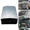 10pcs High Temperature Resistant Vehicle Soundproofing Mat Butyl Adhesive Damping Foam for Engine Hood Floor Insulation