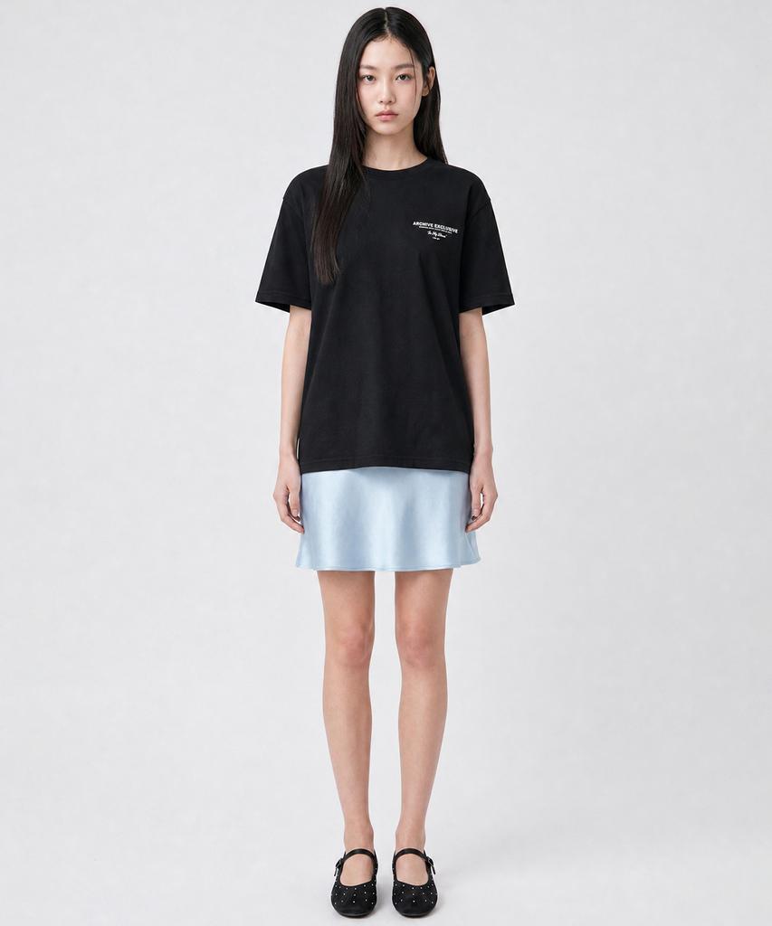 Lugkaeseuteu [Unisex] Avel Archive Signature T-Shirt_Black