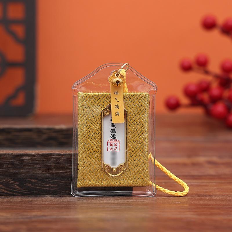 Chinese style Buddhism Monastery Temple Guan Yin Buddha Efficacious Amulet Pendant Bless Family Safety Health Good Luck Career