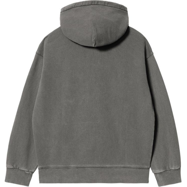 Carhartt WIP Hooded Pullover Oversized Long Sleeve Sweatshirt Men Sweatshirt Gray I029523-87-GD