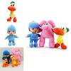 Entzückendes Set aus 4 Pocoyo Elly Pato Loula Weichem Plüsch Stofftier Spielzeug Puppen für Kinder