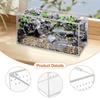 Reptile Terrarium Container Ventilation Lightweight Breathable Enclosure Acrylic Reptiles Cage for Terrapin Snake Amphibians