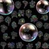 50 Pictures of Various Flowers Silver Laser Stickers New Products Silver Flower Ins Hand Account Material DIY Decoration Transparent Stickers
